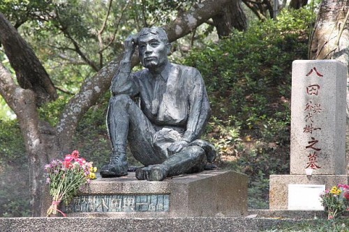 台湾　台南市にある八田與一氏の銅像