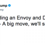 トランプ大統領がツィートした「大きな動き」の意味