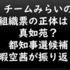 「チームみらい」のバックは新興宗教のようです